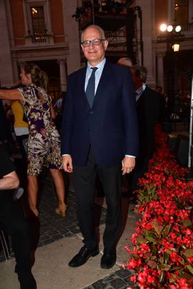 IPA86455705 - Rome, Piazza del Campidoglio: Nicola Piovani’s Tribute Concert to Ennio Morricone. Pictured: Roberto Gualtieri  Copyright: xVincenzoxLandix xVincenzoxLandix 86455705