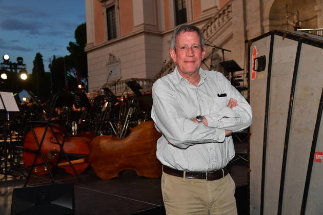 IPA86455688 - Rome, Piazza del Campidoglio: Nicola Piovani’s Tribute Concert to Ennio Morricone. Pictured: Riccardo Rossi  Copyright: xVincenzoxLandix xVincenzoxLandix 86455688