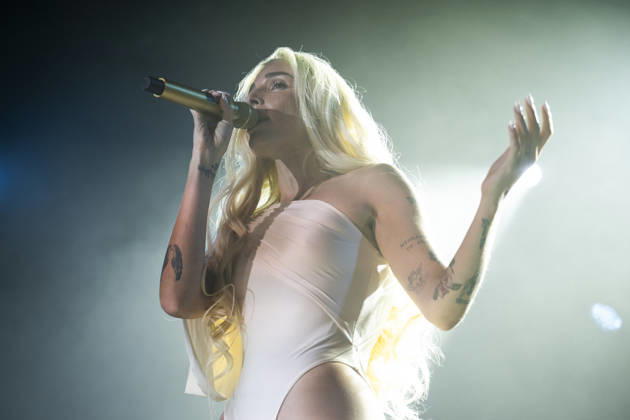 July 6, 2026, Madrid, Spain: Venezuelan-American singer Andrea Elena Mangiamarchi, known as Elena Rose performs during the concert at the La Riviera in Madrid. Madrid Spain - ZUMAs197 20260706_aaa_s197_042 Copyright: xAtilanoxGarciax