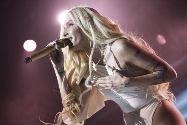 July 6, 2026, Madrid, Spain: Venezuelan-American singer Andrea Elena Mangiamarchi, known as Elena Rose performs during the concert at the La Riviera in Madrid. Madrid Spain - ZUMAs197 20260706_aaa_s197_055 Copyright: xAtilanoxGarciax