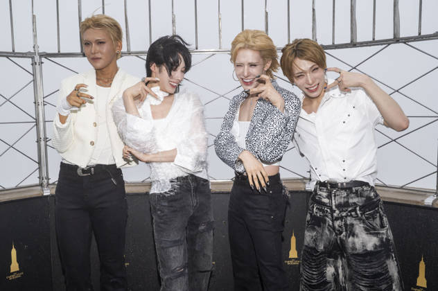 July 6, 2026, New York, New York, USA: XLOV members HYUN, RUI, WUMUTI and HARU visit the Empire State Building in New York to celebrate their first visit to the US as a group. 6 July 2026 New York USA  - ZUMAa265 20260706_zep_a265_017 Copyright: xEricxAcquayex