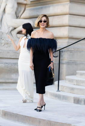 Paris Fashion Week: Arrival at the July 6 Fashion Shows Celebrities arriving at the Schiaparelli show during Paris Fashion Week 457971 2026 07 06 France Yeoh, Michelle  Copyright: xIvankaxVoisinx xStarfacex STAR_457971_019
