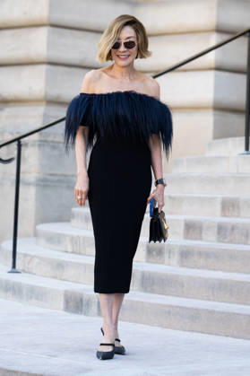 Paris Fashion Week: Arrival at the July 6 Fashion Shows Celebrities arriving at the Schiaparelli show during Paris Fashion Week 457971 2026 07 06 France Yeoh, Michelle  Copyright: xIvankaxVoisinx xStarfacex STAR_457971_022