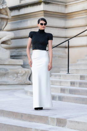 Paris Fashion Week: Arrival at the July 6 Fashion Shows Celebrities arriving at the Schiaparelli show during Paris Fashion Week 457971 2026 07 06 France Japy, Joséphine  Copyright: xIvankaxVoisinx xStarfacex STAR_457971_035