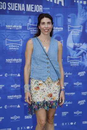 Photocall for Juan Luis Guerra concert during the Iconica Santa Lucia Sevilla Fest in Plaza de Espana, Seville, Spain. July 5, 2026 Ana Brito Rostros conocidos en el photocall del concierto de Juan Luis Guerra durante el Iconica Santa Lucia Sevilla Fest en la Plaza de Espala de Sevilla, Espana. 5 de Julio de 2026 66 LS Cordon press Cordon Press 