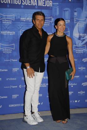Photocall for Juan Luis Guerra concert during the Iconica Santa Lucia Sevilla Fest in Plaza de Espana, Seville, Spain. July 5, 2026 Virginia Troconis and Manuel Díaz El Cordobés Rostros conocidos en el photocall del concierto de Juan Luis Guerra durante el Iconica Santa Lucia Sevilla Fest en la Plaza de Espala de Sevilla, Espana. 5 de Julio de 2026 66 LS Cordon press Cordon Press 