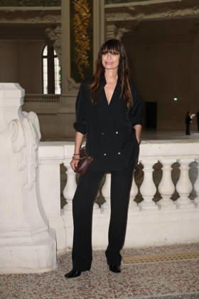 Chanel Fall Winter 2026 2027 Haute Couture photocall Caroline de Maigret Photocall Chanel Haute Couture automne-hiver 2026 2027 au Grand Palais Ã Paris, le 7 juillet 2026. Chanel Fall Winter 2026 2027 Haute Couture photocall at the Grand Palais in Paris on July 7, 2026.  Copyright: xFabricexChasseryx