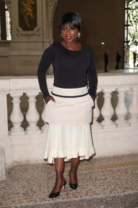 Chanel Fall Winter 2026 2027 Haute Couture photocall Surya Bonaly Photocall Chanel Haute Couture automne-hiver 2026 2027 au Grand Palais Ã Paris, le 7 juillet 2026. Chanel Fall Winter 2026 2027 Haute Couture photocall at the Grand Palais in Paris on July 7, 2026.  Copyright: xFabricexChasseryx