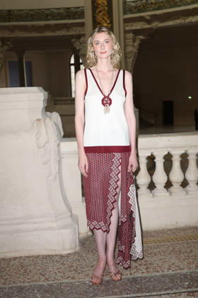 Chanel Fall Winter 2026 2027 Haute Couture photocall Elisabeth Debicki Photocall Chanel Haute Couture automne-hiver 2026 2027 au Grand Palais Ã Paris, le 7 juillet 2026. Chanel Fall Winter 2026 2027 Haute Couture photocall at the Grand Palais in Paris on July 7, 2026.  Copyright: xFabricexChasseryx