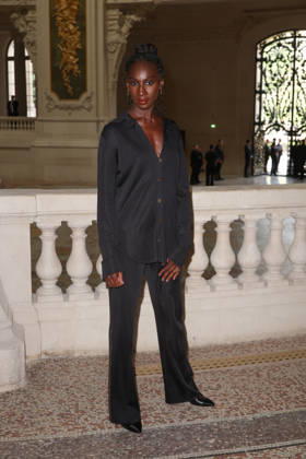Chanel Fall Winter 2026 2027 Haute Couture photocall Eye Haidara Photocall Chanel Haute Couture automne-hiver 2026 2027 au Grand Palais Ã Paris, le 7 juillet 2026. Chanel Fall Winter 2026 2027 Haute Couture photocall at the Grand Palais in Paris on July 7, 2026.  Copyright: xFabricexChasseryx
