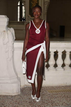 Chanel Fall Winter 2026 2027 Haute Couture photocall Dina Asher Smith Photocall Chanel Haute Couture automne-hiver 2026 2027 au Grand Palais Ã Paris, le 7 juillet 2026. Chanel Fall Winter 2026 2027 Haute Couture photocall at the Grand Palais in Paris on July 7, 2026.  Copyright: xFabricexChasseryx
