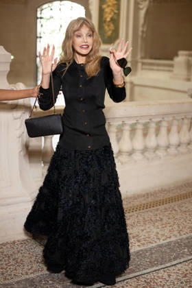 PFW - Chanel Photocall Arielle Dombasle attending the Chanel Haute Couture Fall Winter 2026 2027 show as part of Paris Fashion Week in Paris, France on July 07, 2026. Photo by Laurent Zabulon ABACAPRESS.COM Paris  Copyright: xZabulonxLaurent ABACAx