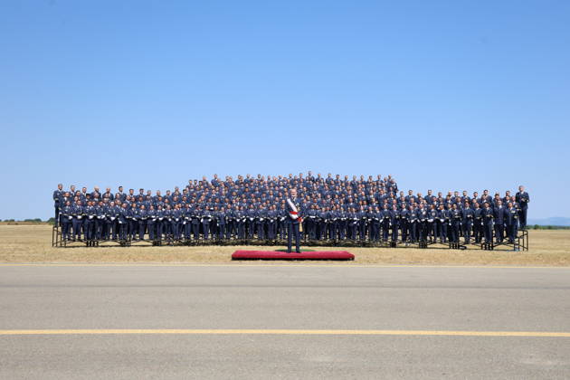 The King Presents the Royal Commissions at the Basic Air and Space Academy King Felipe VI during the presentation of the Royal Commissions to the new sergeants of the Air and Space Force, at the Air and Space Basic Academy (ABA), on July 7, 2026, in León, Castile and León, Spain. The mission of the Air and Space Basic Academy (ABA) is to educate its cadets in the constitutional principles and the nature of the Armed Forces, as well as to provide them with professional training and equip them to continually adapt their knowledge to advances in science and technology in order to fulfill the objectives assigned to the Air and Space Force. JULY 7, 2026, Spain  Copyright: xFernandoxOterox 7651198
