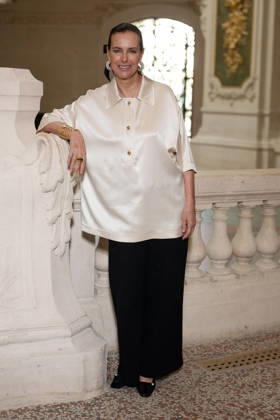 PFW - Chanel Photocall Carole Bouquet attending the Chanel Haute Couture Fall Winter 2026 2027 show as part of Paris Fashion Week in Paris, France on July 07, 2026. Photo by Laurent Zabulon ABACAPRESS.COM Paris  Copyright: xZabulonxLaurent ABACAx