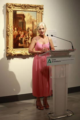 Del Pozo Opens the Exhibition The Beauty of Knowledge at the Museum of Fine Arts in Seville Acting Regional Minister of Culture and Sports Patricia del Pozo speaks during the opening of the exhibition The Beauty of Knowledge July 7, 2026, in Seville, Andalusia, Spain. The acting Regional Minister of Culture and Sports, Patricia del Pozo, has opened the exhibition The Beauty of Knowledge at the Seville Museum of Fine Arts, which brings together twelve works donated by art historian Enrique Carlos Martín Rodríguez, including Flemish paintings from the 16th and 17th centuries, and religious sculptures from Seville and Granada. The exhibition will be open to the public from July 7, 2026, to October 11, 2027. JULY 7, 2026 Rocí Seville, An Copyright: xRocioxRuzx 7651515