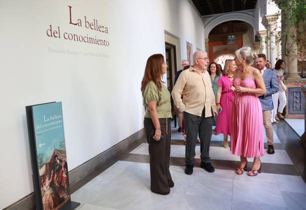 Del Pozo Opens the Exhibition The Beauty of Knowledge at the Museum of Fine Arts in Seville Acting Regional Minister of Culture and Sports Patricia del Pozo speaks during the opening of the exhibition The Beauty of Knowledge July 7, 2026, in Seville, Andalusia, Spain. The acting Regional Minister of Culture and Sports, Patricia del Pozo, has opened the exhibition The Beauty of Knowledge at the Seville Museum of Fine Arts, which brings together twelve works donated by art historian Enrique Carlos Martín Rodríguez, including Flemish paintings from the 16th and 17th centuries, and religious sculptures from Seville and Granada. The exhibition will be open to the public from July 7, 2026, to October 11, 2027. JULY 7, 2026 Rocí Seville, An Copyright: xRocioxRuzx 7651529