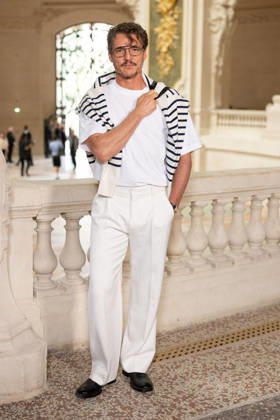 PFW - Chanel Photocall Pedro Pascal attending the Chanel Haute Couture Fall Winter 2026 2027 show as part of Paris Fashion Week in Paris, France on July 07, 2026. Photo by Laurent Zabulon ABACAPRESS.COM Paris  Copyright: xZabulonxLaurent ABACAx