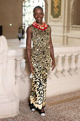PFW - Chanel Photocall Lupita Nyongo attending the Chanel Haute Couture Fall Winter 2026 2027 show as part of Paris Fashion Week in Paris, France on July 07, 2026. Photo by Laurent Zabulon ABACAPRESS.COM Paris  Copyright: xZabulonxLaurent ABACAx