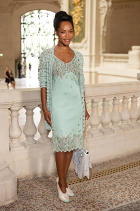 PFW - Chanel Photocall Quen Blackwell attending the Chanel Haute Couture Fall Winter 2026 2027 show as part of Paris Fashion Week in Paris, France on July 07, 2026. Photo by Laurent Zabulon ABACAPRESS.COM Paris  Copyright: xZabulonxLaurent ABACAx