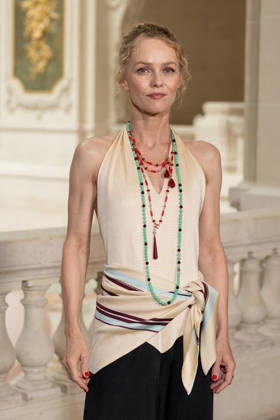 PFW - Chanel Photocall Vanessa Paradis attending the Chanel Haute Couture Fall Winter 2026 2027 show as part of Paris Fashion Week in Paris, France on July 07, 2026. Photo by Laurent Zabulon ABACAPRESS.COM Paris  Copyright: xZabulonxLaurent ABACAx