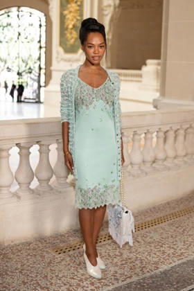 PFW - Chanel Photocall Quen Blackwell attending the Chanel Haute Couture Fall Winter 2026 2027 show as part of Paris Fashion Week in Paris, France on July 07, 2026. Photo by Laurent Zabulon ABACAPRESS.COM Paris  Copyright: xZabulonxLaurent ABACAx