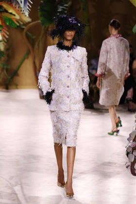 PFW Haute Couture Chanel Runway JD A model walks the runway at the Chanel show during Haute Couture Fashion Week in Paris, France, on 7 July 2026. Photo by Jerome Dominé ABACAPRESS.COM Paris France  Copyright: xDominexJerome ABACAx