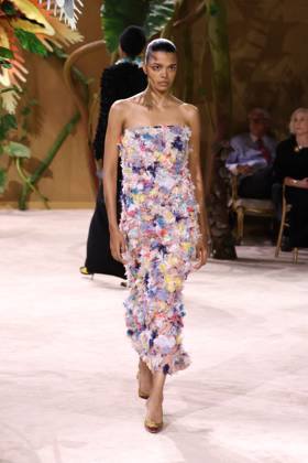 PFW Haute Couture Chanel Runway JD A model walks the runway at the Chanel show during Haute Couture Fashion Week in Paris, France, on 7 July 2026. Photo by Jerome Dominé ABACAPRESS.COM Paris France  Copyright: xDominexJerome ABACAx