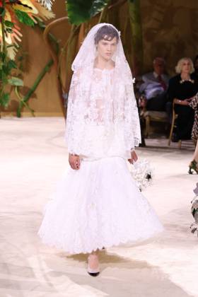 PFW Haute Couture Chanel Runway JD A model walks the runway at the Chanel show during Haute Couture Fashion Week in Paris, France, on 7 July 2026. Photo by Jerome Dominé ABACAPRESS.COM Paris France  Copyright: xDominexJerome ABACAx