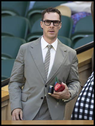 . 07 07 2026. London, United Kingdom. Benedict Cumberbatch arriving in the Royal Box on day nine of the Wimbledon Tennis Championships in London.  xStephenxLockx xi-Imagesx IIM-26890-0033