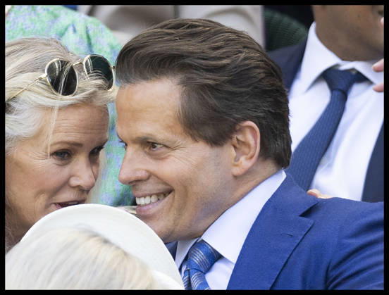 . 07 07 2026. London, United Kingdom. Anthony Scaramucci in the Royal Box on day nine of the Wimbledon Tennis Championships in London.  xStephenxLockx xi-Imagesx IIM-26890-0046