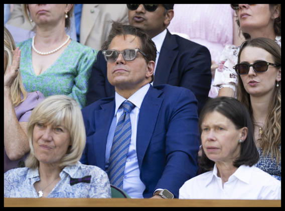 . 07 07 2026. London, United Kingdom. Anthony Scaramucci in the Royal Box on day nine of the Wimbledon Tennis Championships in London.  xStephenxLockx xi-Imagesx IIM-26890-0049