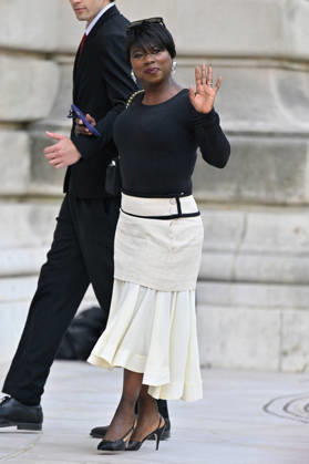 PFW Haute Couture Chanel Outside Arrivals JR Surya Bonaly arriving at the Chanel show during Haute Couture Fashion Week in Paris, France, on 7 July 2026. Photo by Julien Reynaud APS-Medias ABACAPRESS.COM Paris France  Copyright: xReynaudxJulien APS-Medias ABACAx
