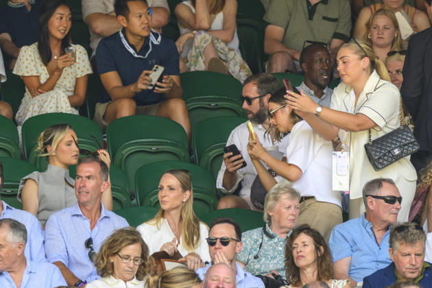 July 7, 2026, London, London, UK: London, UK. Influencer Molly-Mae Hague watches centre court tennis during day nine of The Wimbledon Tennis Championships at All England Lawn Tennis and Croquet Club. London UK  - ZUMAl94_ 20260707_zaf_l94_010 Copyright: xRayxTangx