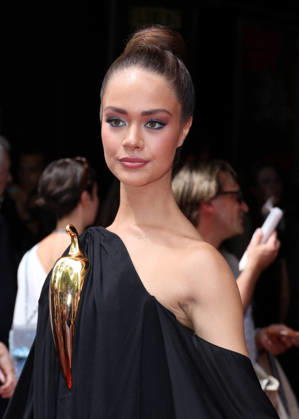 Hinaupoko Devèze, Miss France 2026, at the Stéphane Rolland fashion show at the Olympia, Fall Winter 2026–2027 Haute Couture Collection during Paris Fashion Week, on July 7, 2026. Denis Guignebourg, Bestimage. Celebrities at the Stéphane Rolland Fall Winter 2026–2027 Haute Couture Collection fashion show during Paris Fashion Week, on July 7, 2026, Paris, France Copyright: xDenisxGuignebourgx xBestimagexDenisxGuignebourgx xBestimagex