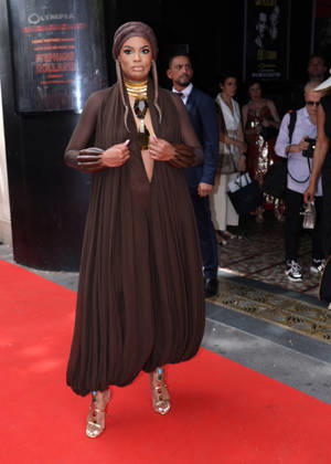 Angélique Angarni Filopon, Miss France 2025, at the Stéphane Rolland fashion show at the Olympia, Fall Winter 2026–2027 Haute Couture Collection during Paris Fashion Week, on July 7, 2026. Denis Guignebourg, Bestimage. Celebrities at the Stéphane Rolland Fall Winter 2026–2027 Haute Couture Collection fashion show during Paris Fashion Week, on July 7, 2026, Paris, France Copyright: xDenisxGuignebourgx xBestimagexDenisxGuignebourgx xBestimagex
