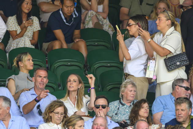 July 7, 2026, London, London, UK: London, UK. Influencer Molly-Mae Hague watches centre court tennis during day nine of The Wimbledon Tennis Championships at All England Lawn Tennis and Croquet Club. London UK  - ZUMAl94_ 20260707_zaf_l94_012 Copyright: xRayxTangx