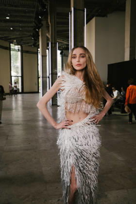 Snejana Onopka in the front row at the Germanier Fall Winter 2026–2027 Haute Couture fashion show during Paris Fashion Week (PFW) at the Palais de Tokyo in Paris, France, on July 7, 2026. Sam Delpech, Bestimage. Snejana Onopka at the Germanier show during Paris Haute Couture Fashion Week, for the presentation of the Fall Winter 2026–2027 Haute Couture collection, on July 7, 2026, in Paris, France.  Copyright: xSamxDelpechx xBestimagexSamxDelpechx xBestimagex