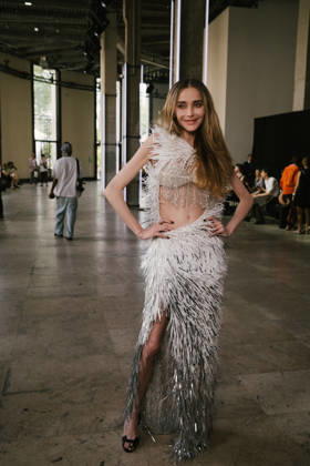 Snejana Onopka in the front row at the Germanier Fall Winter 2026–2027 Haute Couture fashion show during Paris Fashion Week (PFW) at the Palais de Tokyo in Paris, France, on July 7, 2026. Sam Delpech, Bestimage. Snejana Onopka at the Germanier show during Paris Haute Couture Fashion Week, for the presentation of the Fall Winter 2026–2027 Haute Couture collection, on July 7, 2026, in Paris, France.  Copyright: xSamxDelpechx xBestimagexSamxDelpechx xBestimagex