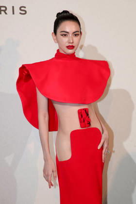 Davika Hoorne at the Stéphane Rolland Fashion Show, Fall Winter 2026–2027 Haute Couture Collection Photocall, at the Olympia as part of Paris Fashion Week, France, July 7, 2026 Bertrand Rindoff Bestimage Stéphane Rolland Haute Couture Fall Winter 2026–2027 show as part of Paris Fashion Week on July 7, 2026, in Paris, France Paris, France  Copyright: xBERTRANDxRINDOFFxPETROFFx xBESTIMAGExBERTRANDxRINDOFFxPETROFFx xBESTIMAGEx