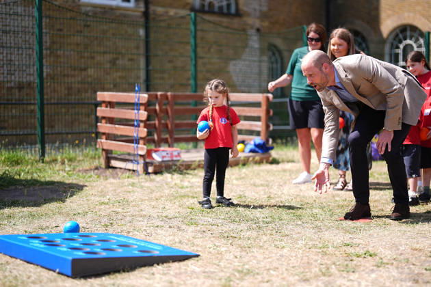 The Prince of Wales visits The London Welsh School The Prince of Wales visits the Ysgol Gymraeg Llundain (The London Welsh School) to join pupils in sending their best wishes to Team Wales ahead of the Glasgow 2026 Commonwealth Games, in Hanwell, London, UK, on the 7th July 2026. Picture by Aaron Chown WPA-Pool Hanwell The London Welsh School London United Kingdom  WHA-0830