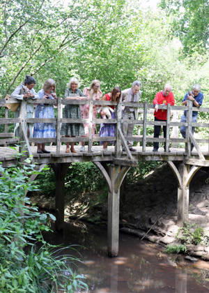 Queen Camilla visits Ashdown Forest Queen Camilla visits Ashdown Forest to commemorate 100 Years of Winnie-the-Pooh, in Ashdown Forest, Hartfield, East Sussex, UK, on the 7th July 2026. Picture by Chris Jackson WPA-Pool Hartfield Ashdown Forest East Sussex United Kingdom  WHA-0830