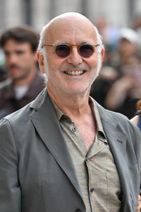 PFW Haute Couture Armani Prive Outside Arrivals JR Ludovico Einaudi arriving at the Armani Prive show during Haute Couture Fashion Week in Paris, France, on 7 July 2026. Photo by Julien Reynaud APS-Medias ABACAPRESS.COM Paris France  Copyright: xReynaudxJulien APS-Medias ABACAx