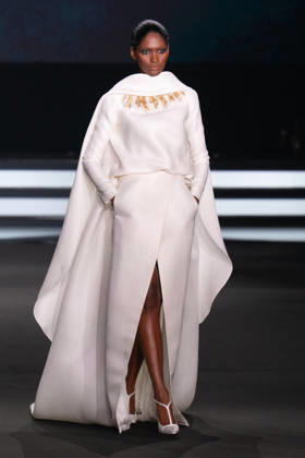 PFW - Stephane Rolland Runway A model walks the runway during the Stephane Rolland Haute Couture Fall Winter 2026 2027 show as part of Paris Fashion Week in Paris, France on July 07, 2026. Photo by Laurent Zabulon ABACAPRESS.COM  Copyright: xZabulonxLaurent ABACAx