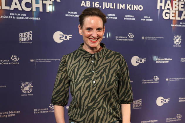 Okka Gundel bei der Was Haben Wir Gelacht Dokufilm Premiere am 7.07.2026 im Cineplex Filmpalast in Koeln Okka Gundel attends the premiere of the documentary film Was Haben Wir Gelacht on July 7, 2026, at the Cineplex Filmpalast in Cologne, Germany Was Haben Wir Gelacht Premiere in Koeln