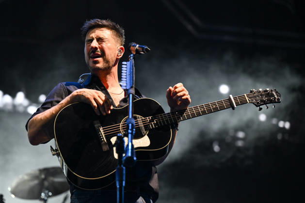 IPA86486374 - Marcus Mumford of Mumford &amp; Sons during the 2026 Tour, at Rock in Roma 2026, on July 27, 2026, in Rome, Italy.  Copyright: xDomenicoxCippitelli LiveMediax xx 86486374