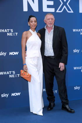 IPA86486551 - Milan, Sky What™s Next arrivals at the evening event at the Teatro Lirico Boris Becker, Lilian de Carvalho Monteiro  Copyright: xAlbertoxTerenghix xComi Terenghix 86486551