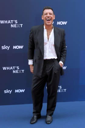 IPA86486222 - Milan, Sky What™s Next - Arrivals at the evening event at the Teatro Lirico - Francesco Gabbani  Copyright: xAlbertoxTerenghix xComi Terenghix 86486222