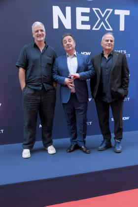 IPA86486291 - Milan, Sky What™s Next - Arrivals at the evening event at the Teatro Lirico - Gialappas Band, Mago Forest  Copyright: xAlbertoxTerenghix xComi Terenghix 86486291