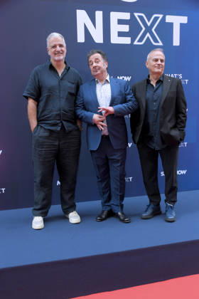 IPA86486293 - Milan, Sky What™s Next - Arrivals at the evening event at the Teatro Lirico - Gialappas Band, Mago Forest  Copyright: xAlbertoxTerenghix xComi Terenghix 86486293