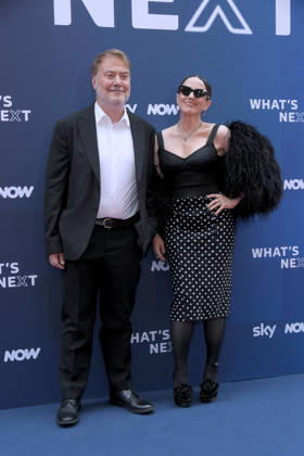 IPA86486386 - Milan, Sky What™s Next arrivals at the evening event at the Teatro Lirico Paolo Guzzanti, Paola Iezzi  Copyright: xAlbertoxTerenghix xComi Terenghix 86486386